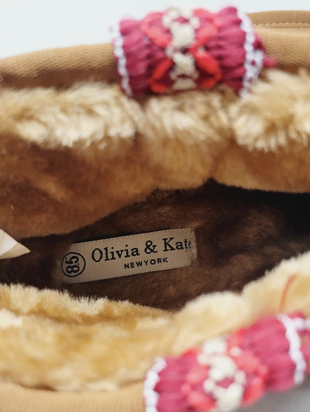 Olivia & Kate Rainy Ultra Mini Chestnut Platform Boots